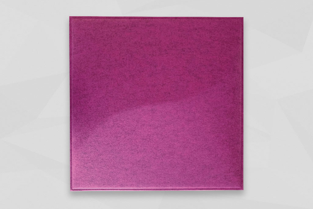 A soni COLOR Design YinYang ceiling element in pink photographed against a light gray background.